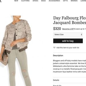 Day Birger et Mikkelsen jacket with leather trim